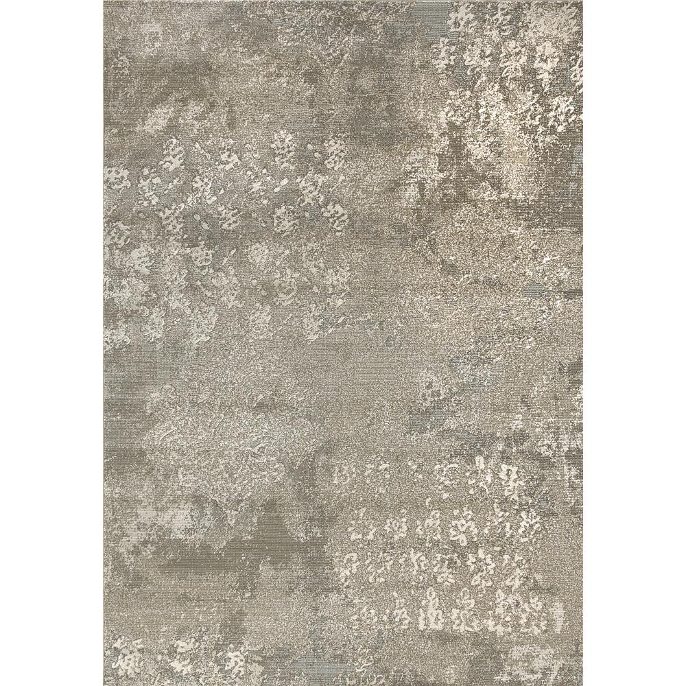 Dynamic Rugs 1220-900 Mysterio 5 Ft. 3 In. X 7 Ft. 7 In. Rectangle Rug in Silver
